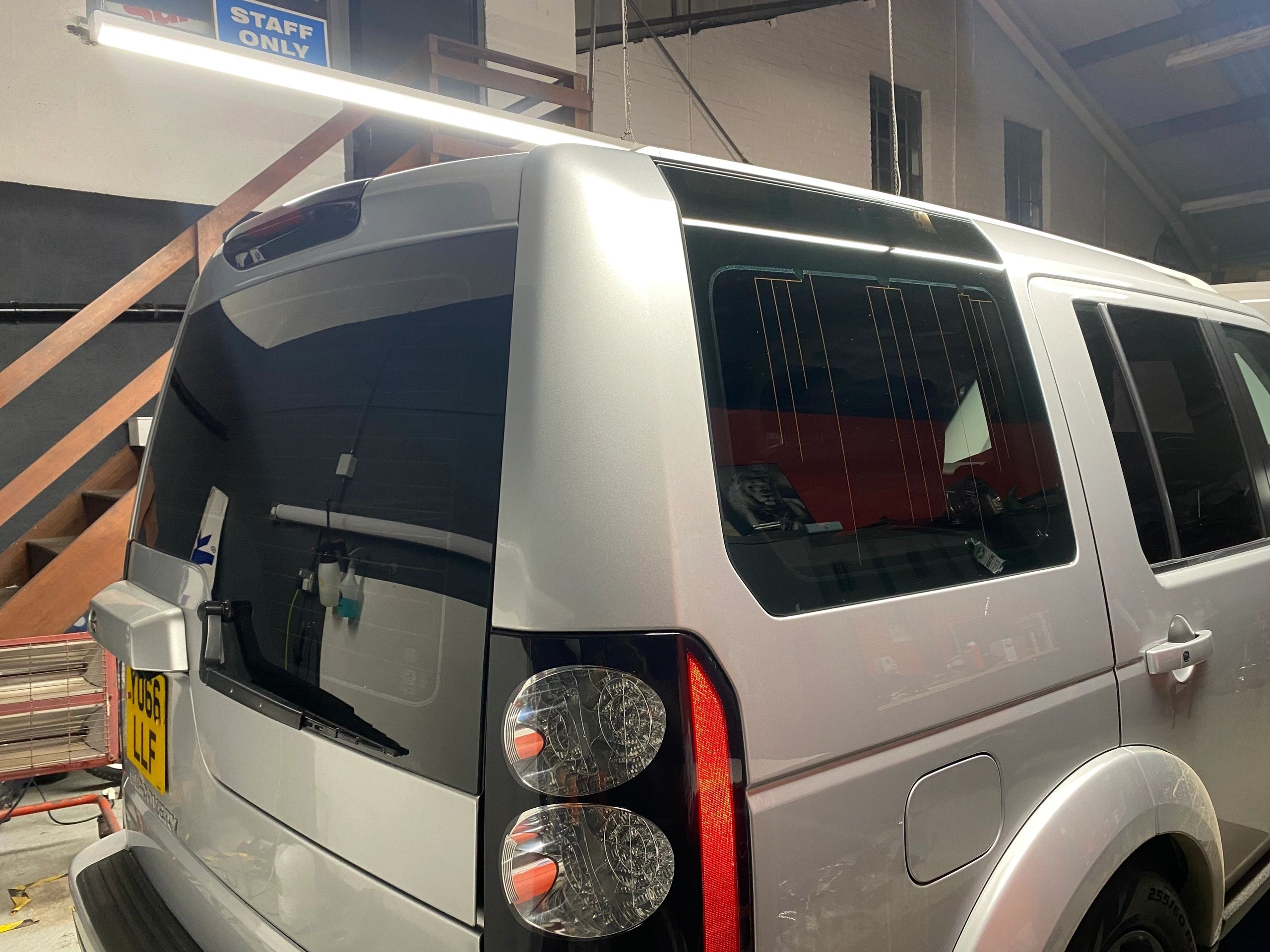 Commercial van tinting