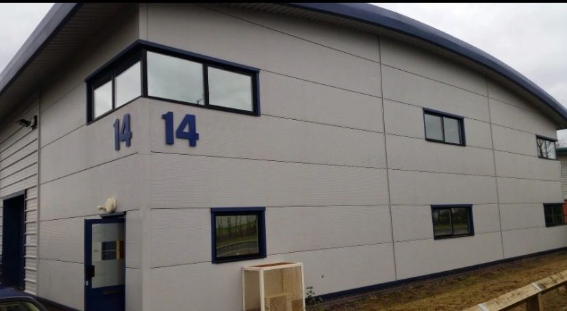 Commercial building exterior